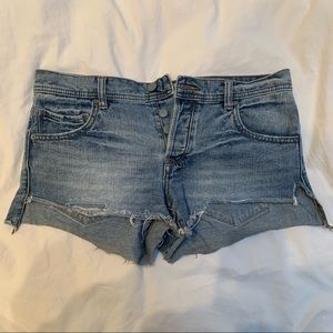 Free people boyfriend Jean cut offs